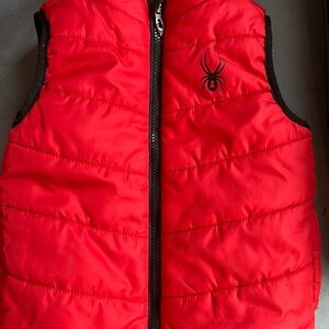 Spyder Red Vest with Black Accents